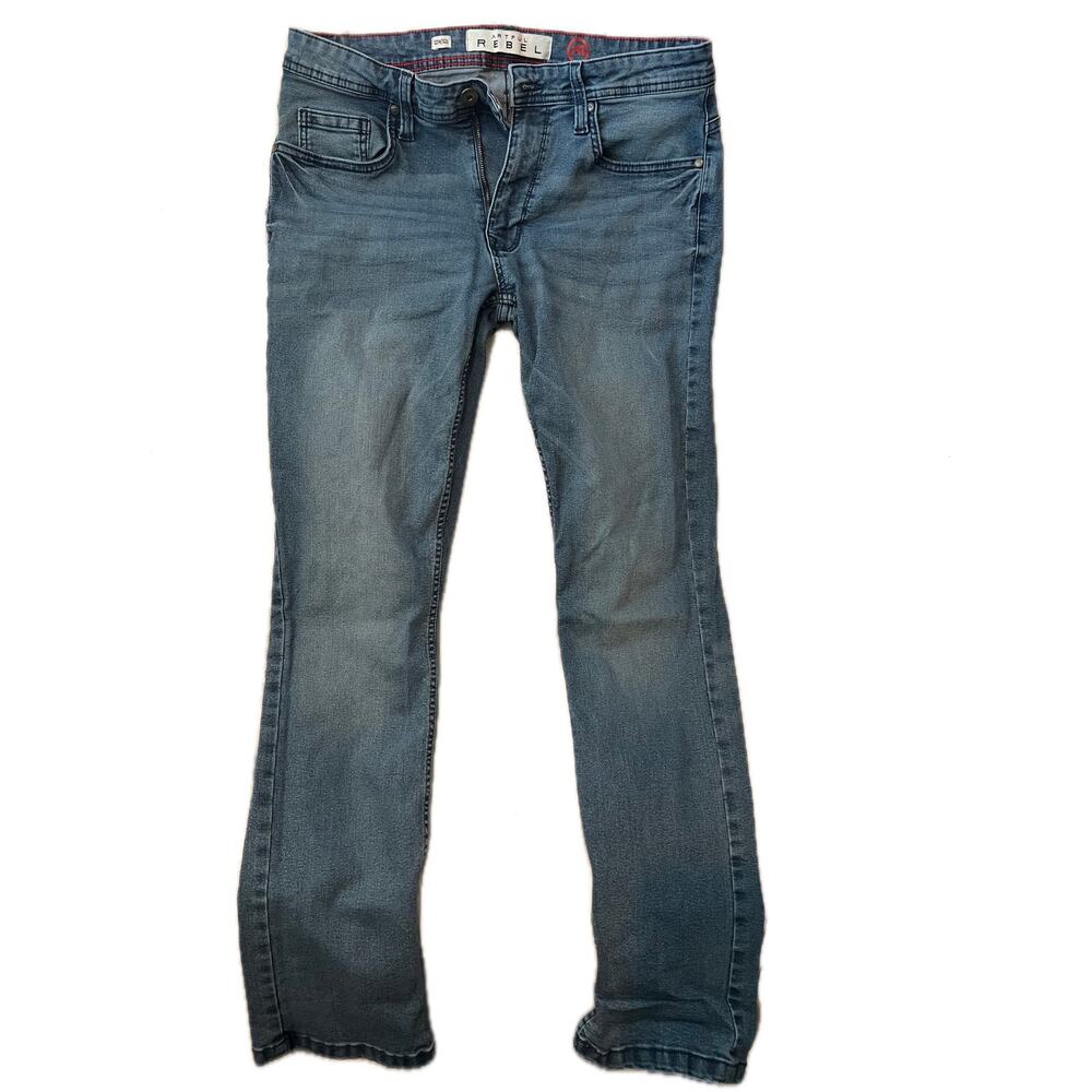 Artful Rebel Slim Straight Blue Jeans 32x32
